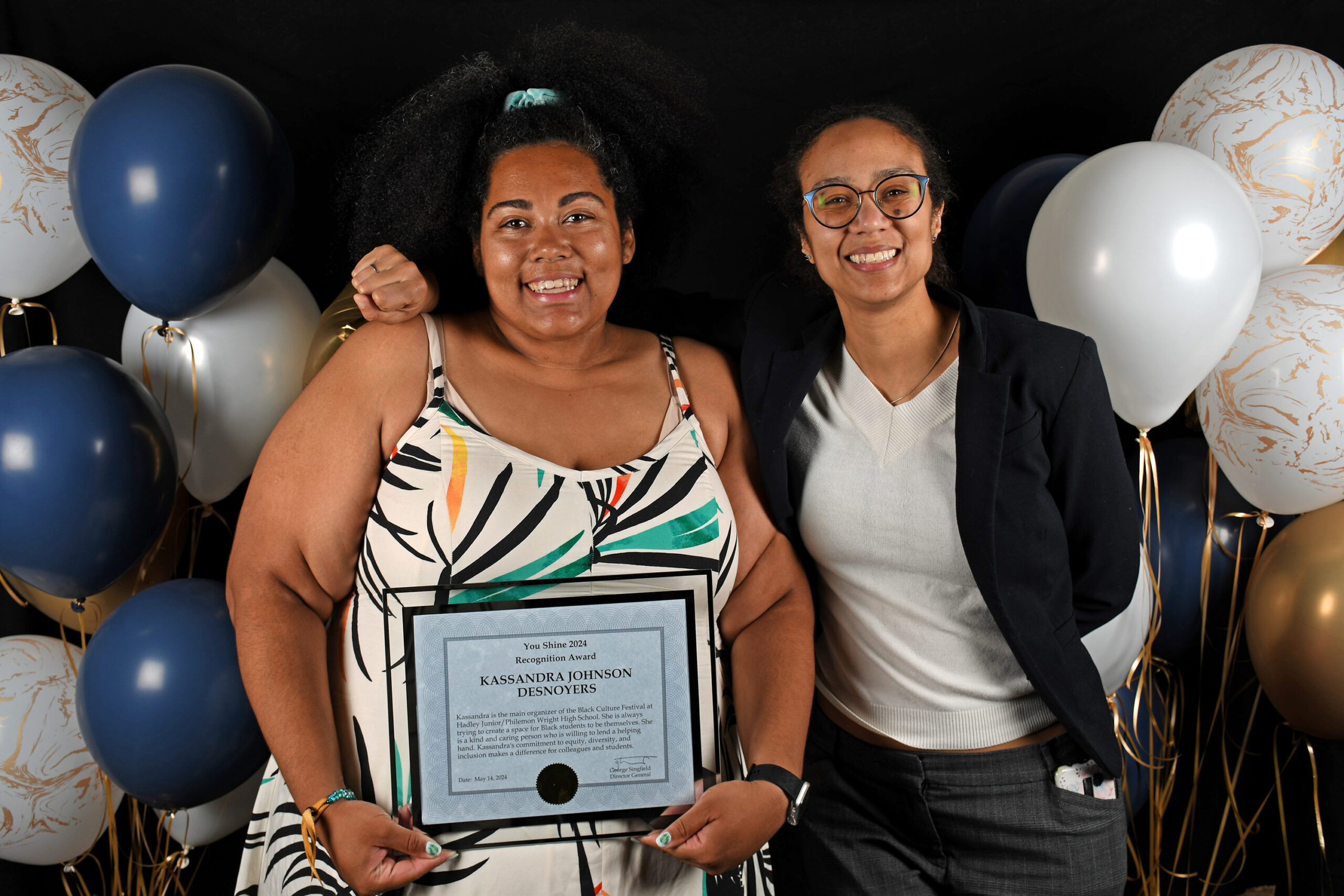 Photos style photobooth des gagnants avec leurs proposants