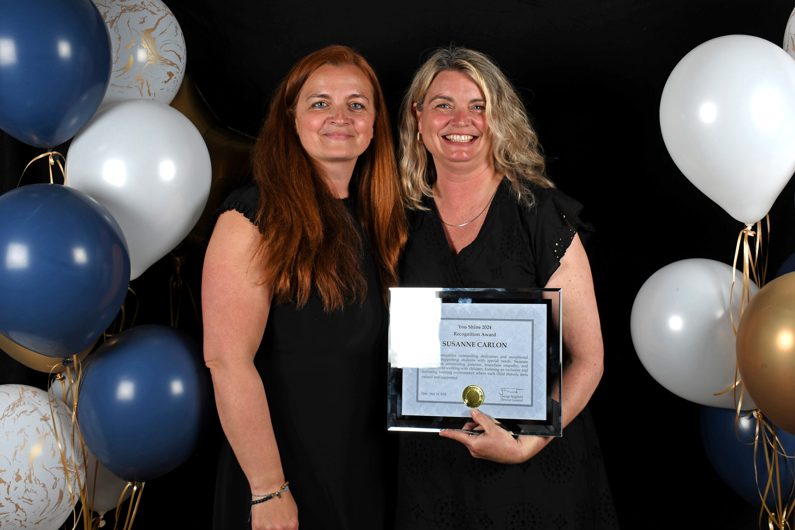 Photos style photobooth des gagnants avec leurs proposants