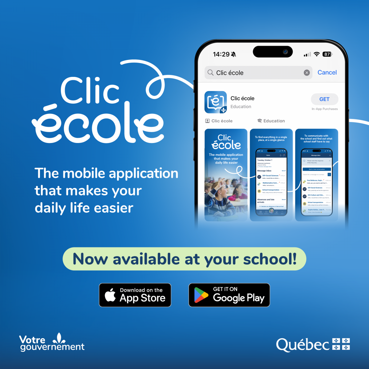 Clic école: A New Tool for Communicating with Parents/Guardians