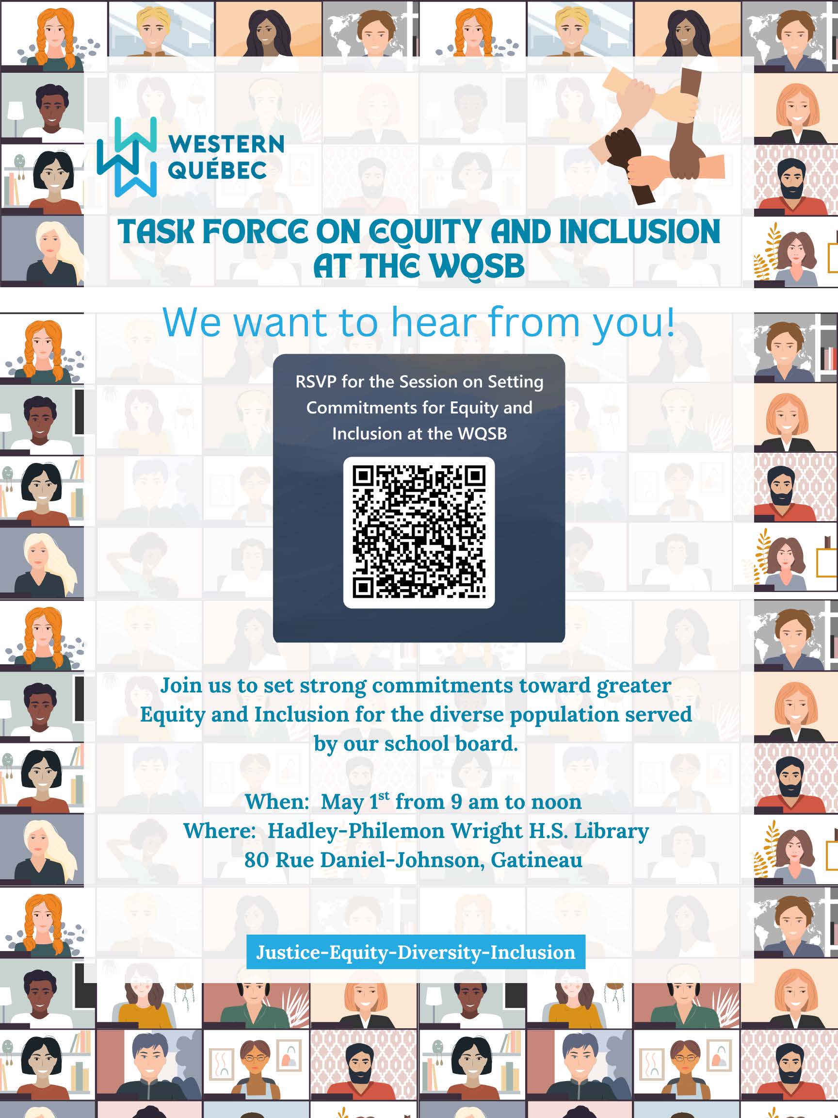 Invitation – Framework for Equity: Our Vision, Values and Commitments