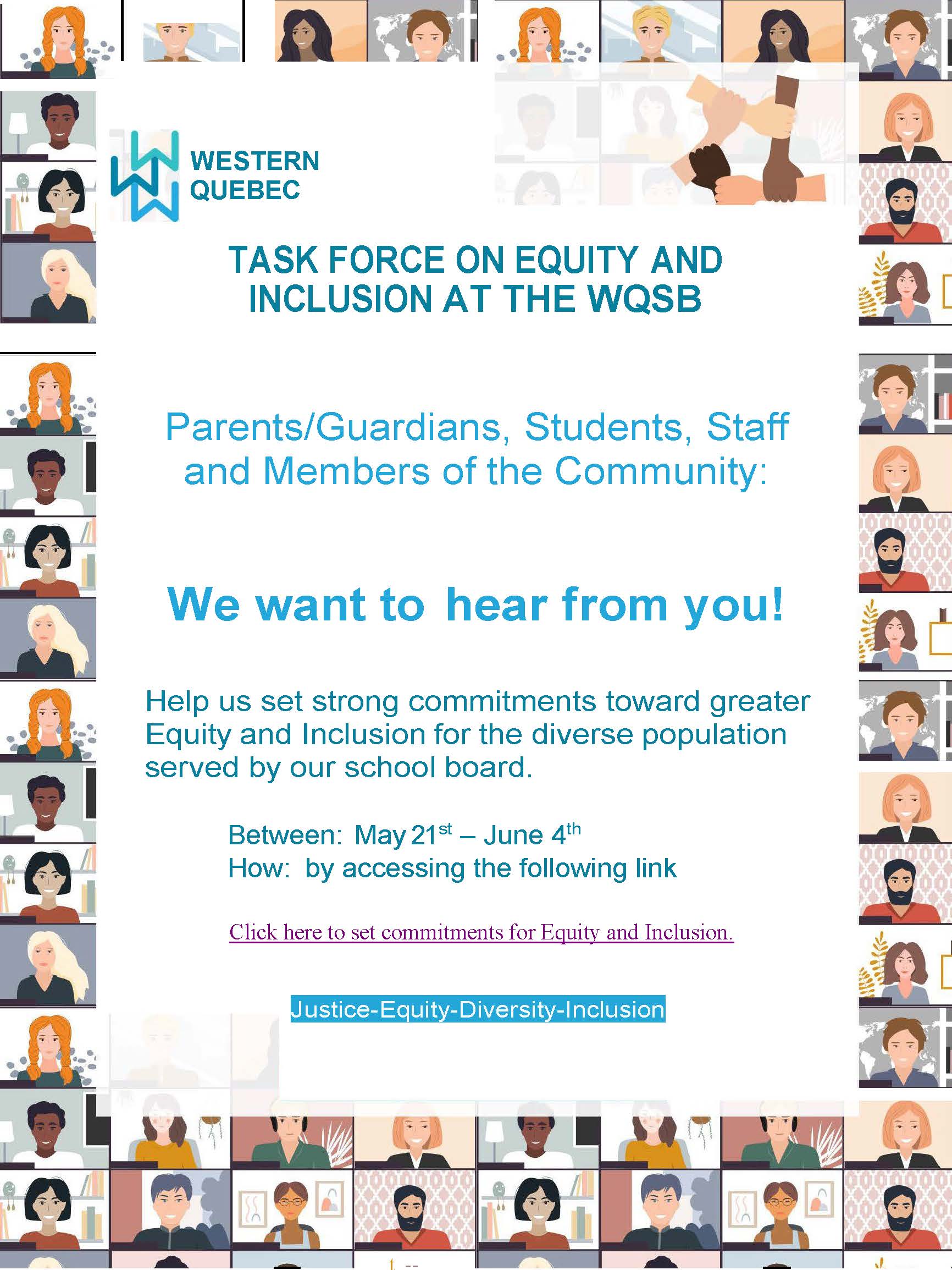 Consultation: Setting Commitments on Equity, Diversity, and Inclusion